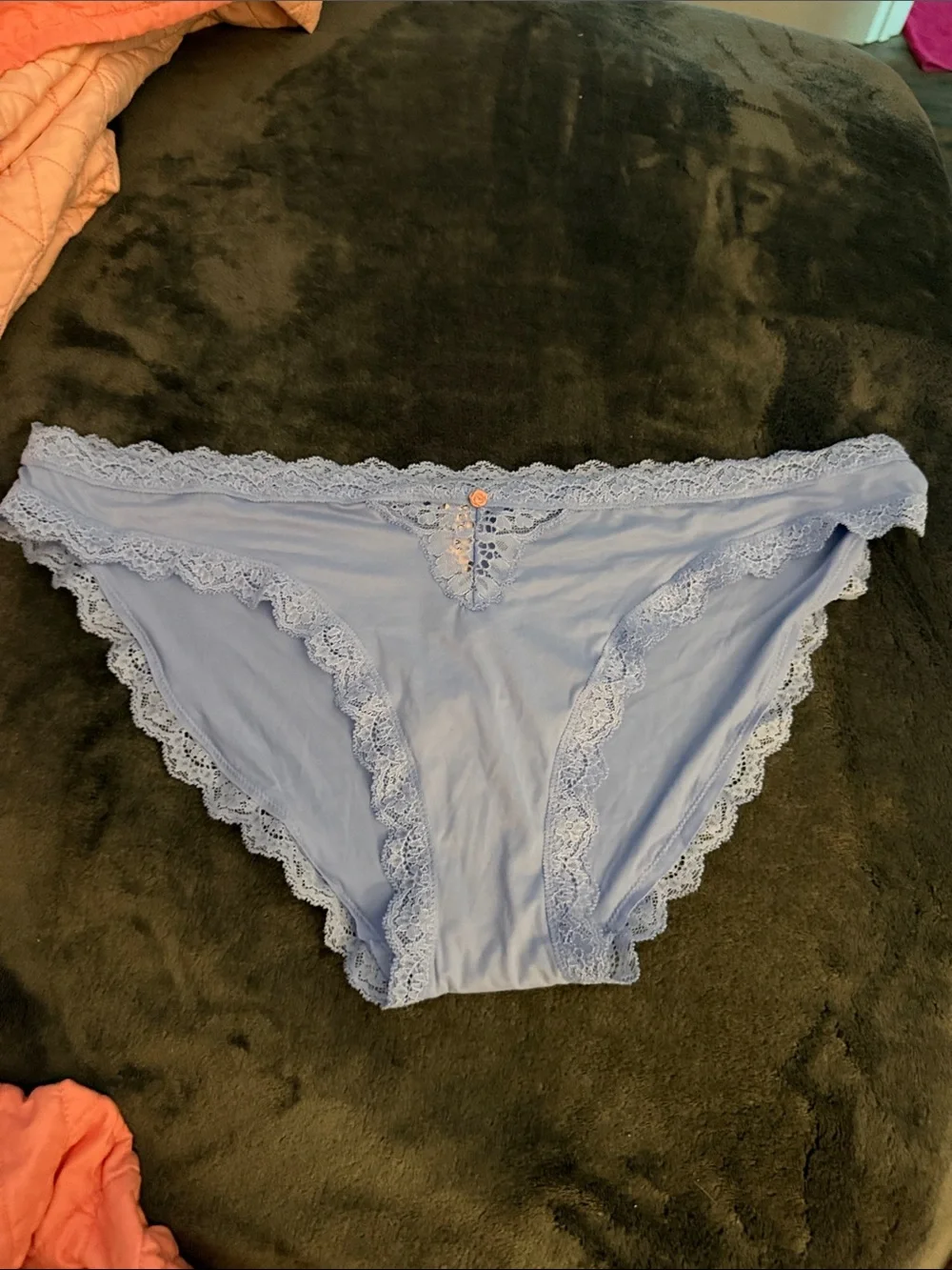 Victoria's Secret Lace-Trim Bikini Panty - Picture 1 of 3
